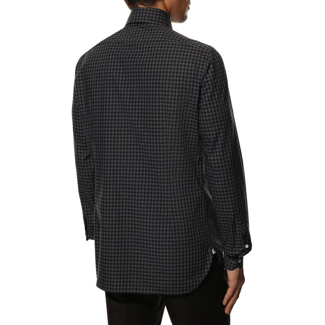 фото Хлопковая рубашка luigi borrelli