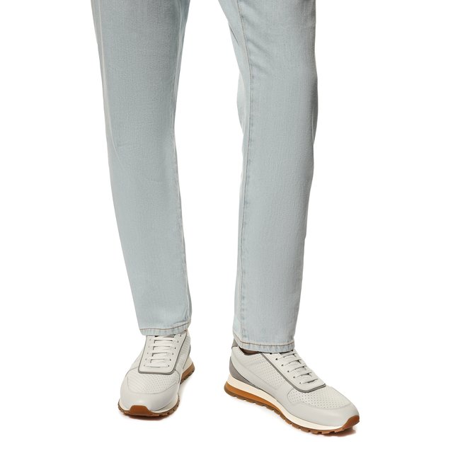 фото Кожаные кроссовки olimpo brunello cucinelli