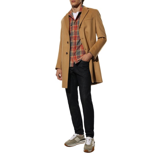 фото Хлопковая рубашка brunello cucinelli