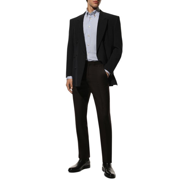 фото Хлопковая рубашка kiton