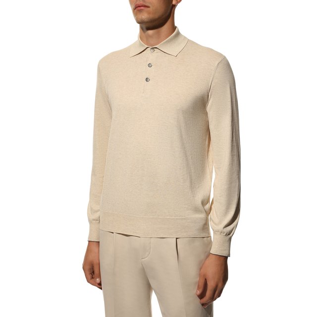 фото Хлопковое поло brunello cucinelli