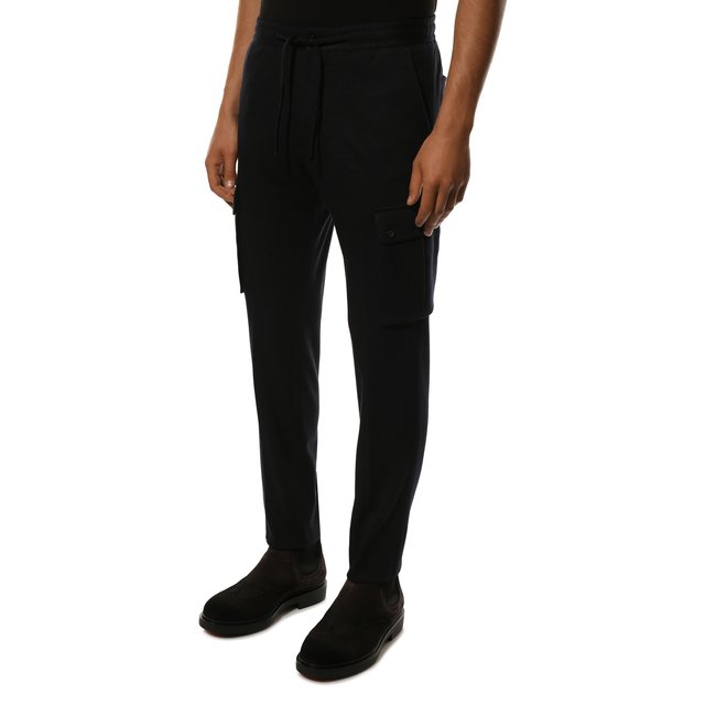 фото Брюки-карго из шерсти и вискозы corneliani