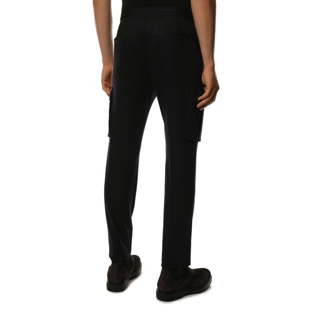 фото Брюки-карго из шерсти и вискозы corneliani