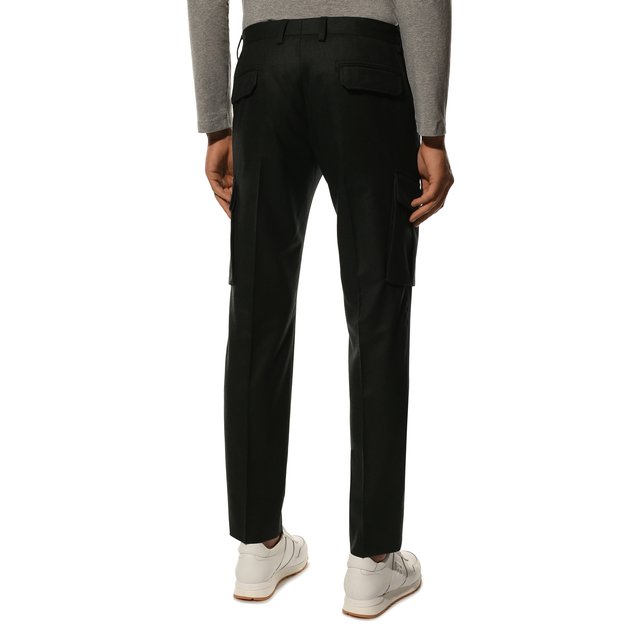 фото Шерстяные брюки-карго corneliani