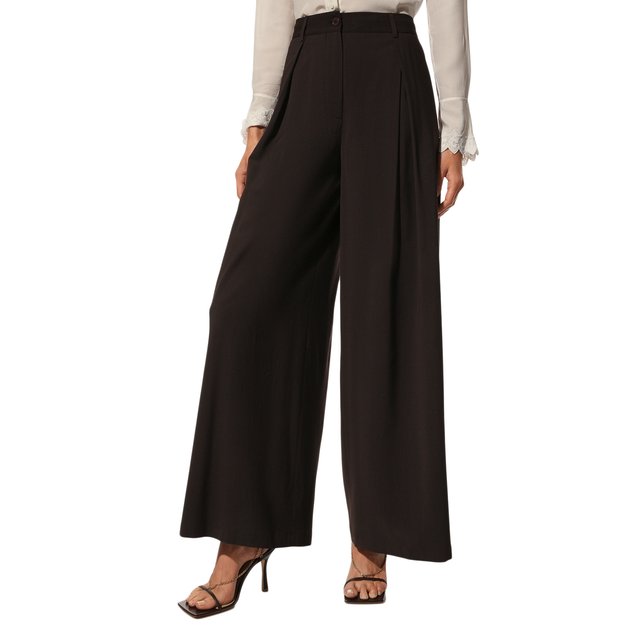 фото Брюки из вискозы и шерсти erika cavallini