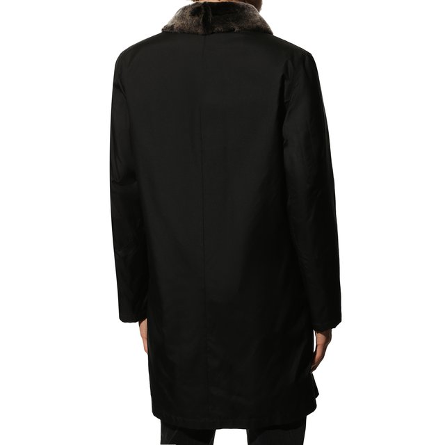 фото Пальто с меховой подкладкой kiton