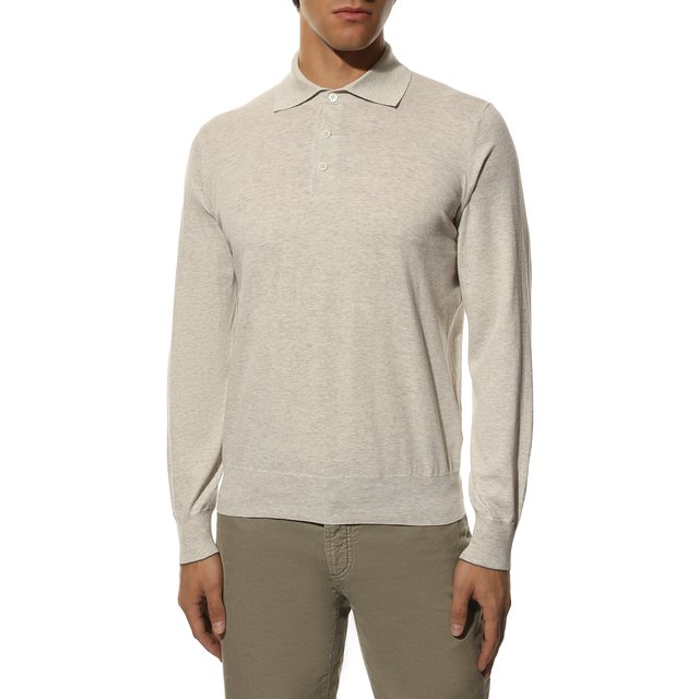 фото Хлопковое поло brunello cucinelli