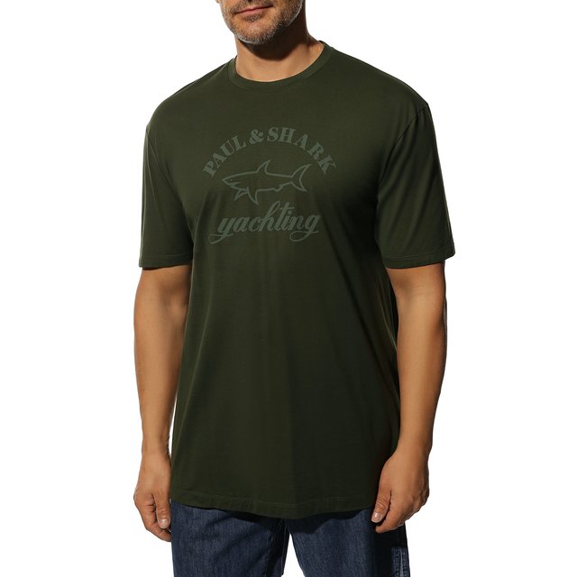 фото Хлопковая футболка paul&shark