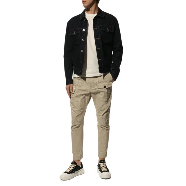 фото Хлопковые брюки dsquared2