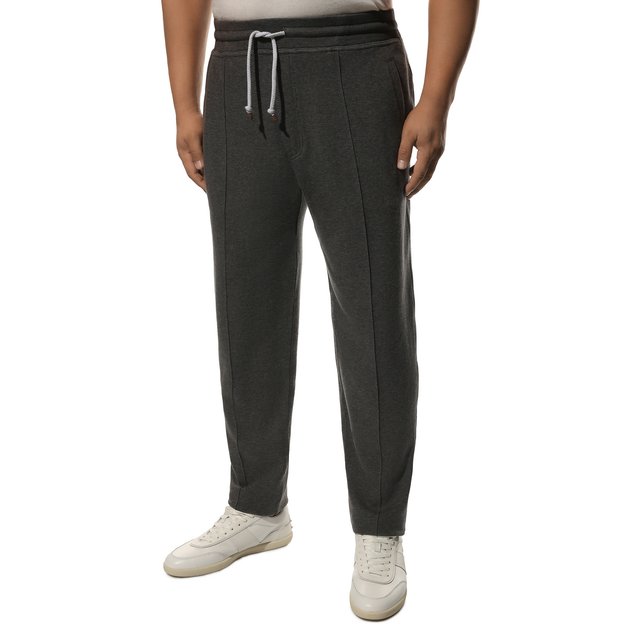 фото Хлопковые брюки brunello cucinelli