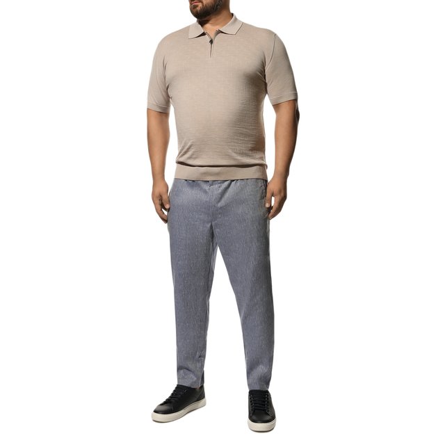 фото Брюки изо льна и шерсти hiltl