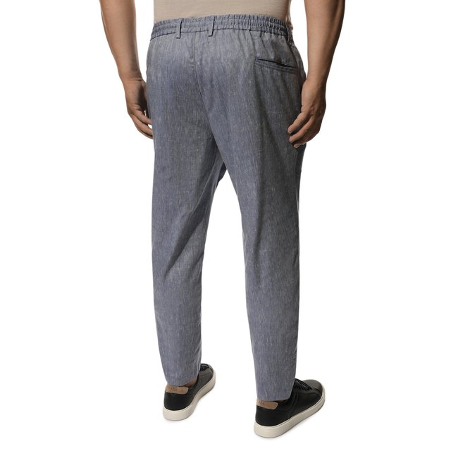 фото Брюки изо льна и шерсти hiltl