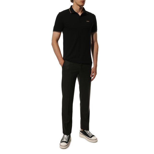 фото Хлопковое поло boss