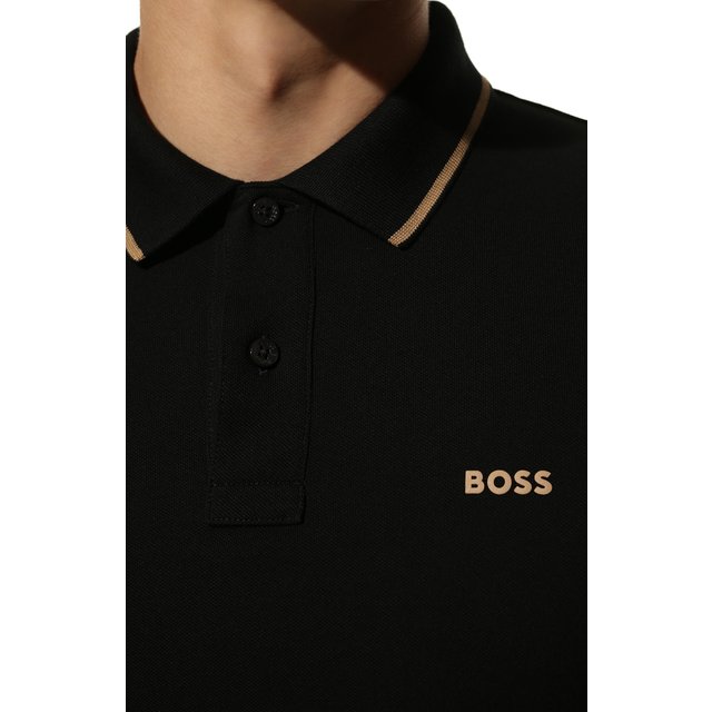 фото Хлопковое поло boss