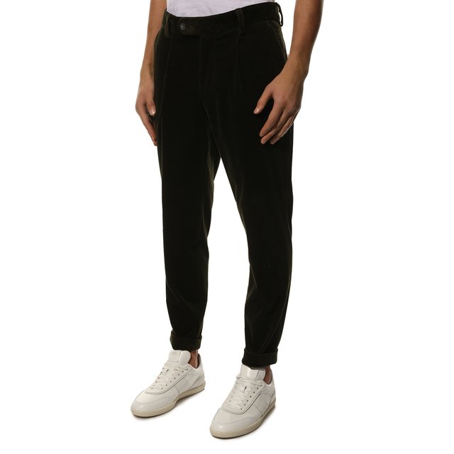 фото Хлопковые брюки boss