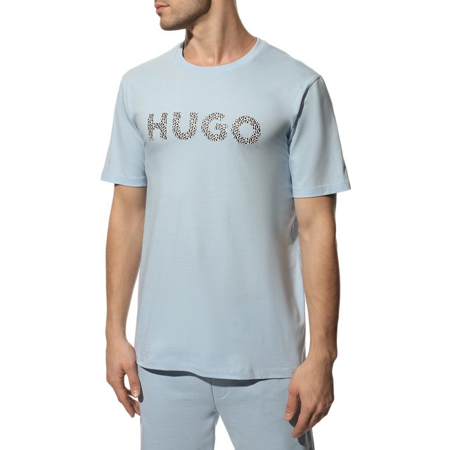 фото Хлопковая футболка hugo