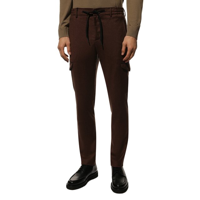 фото Шерстяные брюки-карго berwich