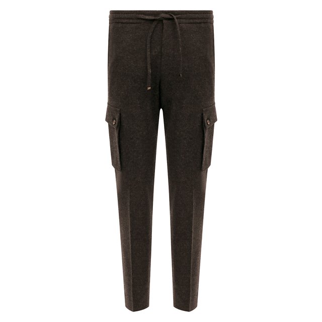 фото Шерстяные брюки-карго corneliani