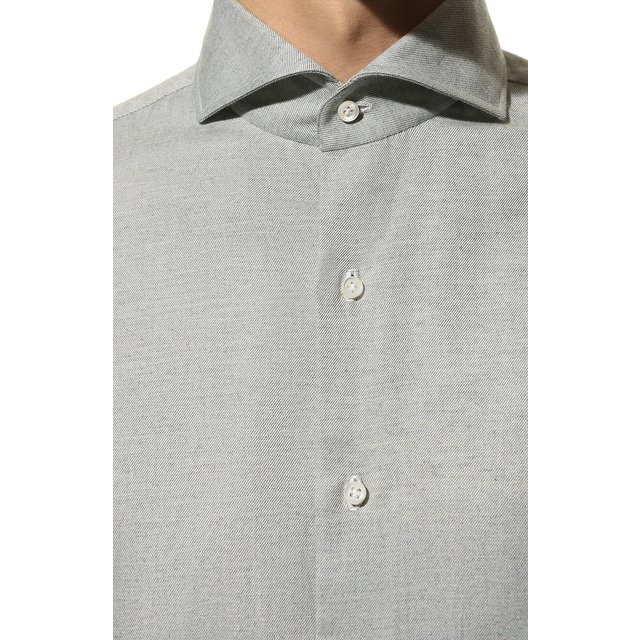 фото Хлопковая рубашка luigi borrelli