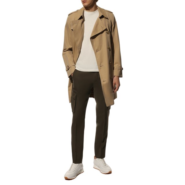 фото Шерстяные брюки-карго corneliani