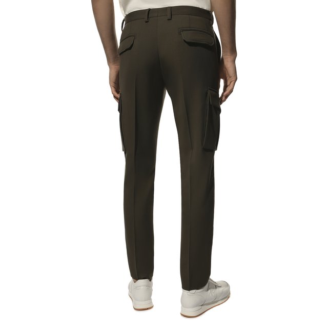 фото Шерстяные брюки-карго corneliani