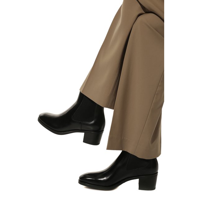 фото Кожаные ботильоны santoni