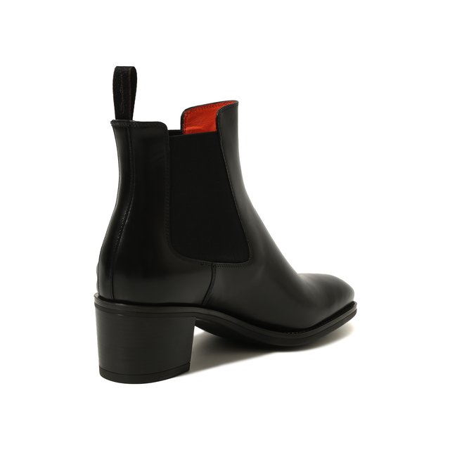 фото Кожаные ботильоны santoni