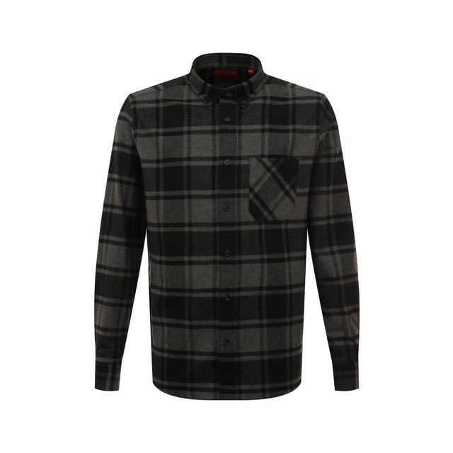 фото Хлопковая рубашка hugo