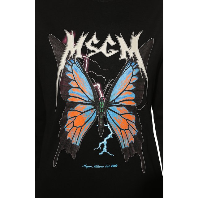 фото Хлопковое платье msgm