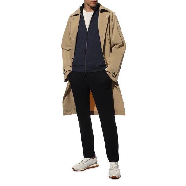 фото Брюки из шерсти и хлопка capobianco