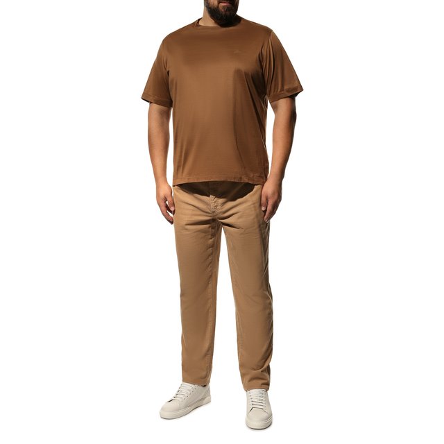 фото Хлопковые брюки brunello cucinelli