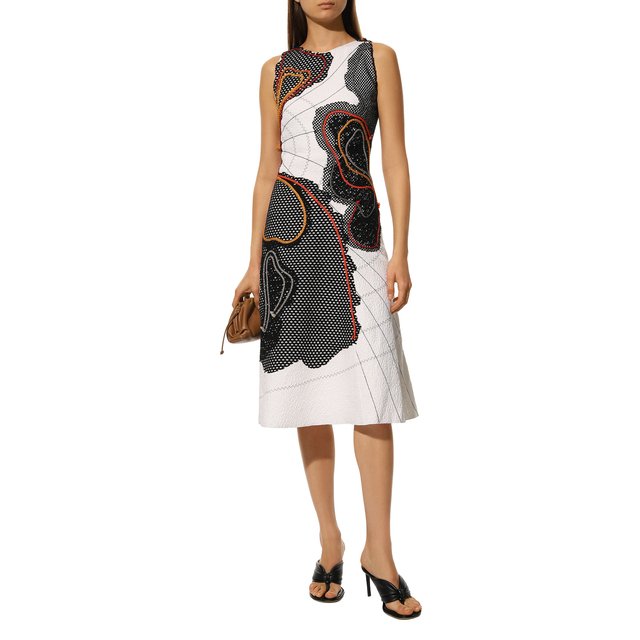 фото Хлопковое платье bottega veneta