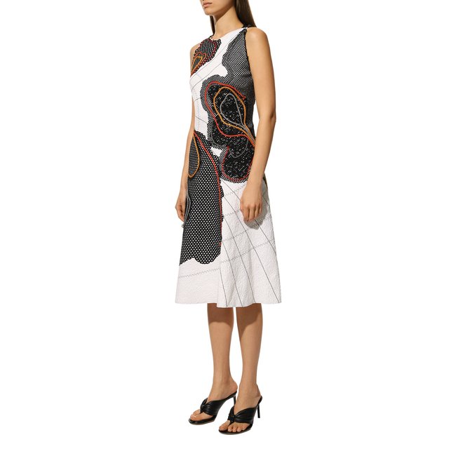 фото Хлопковое платье bottega veneta