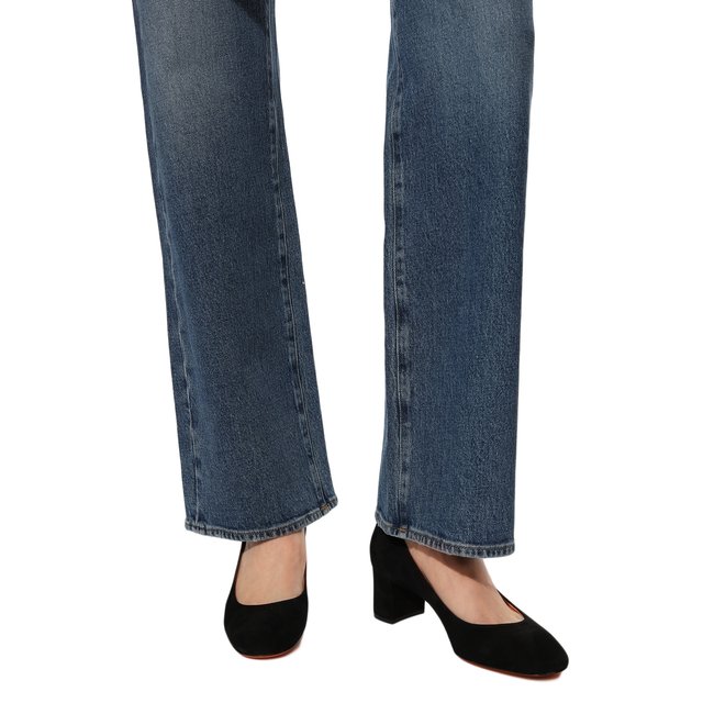 фото Замшевые туфли santoni