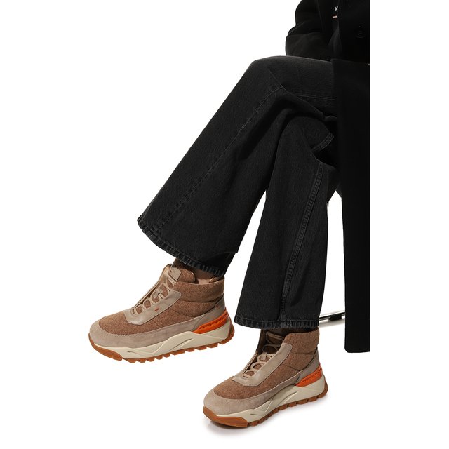 фото Комбинированные кроссовки santoni