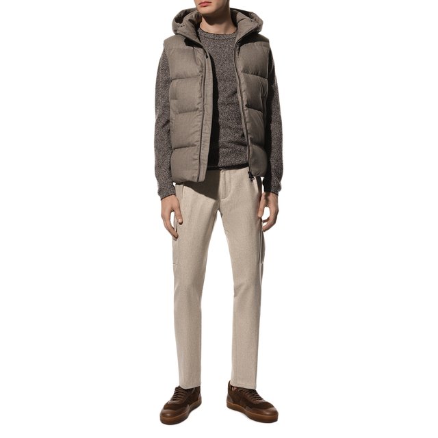 фото Шерстяные брюки-карго berwich