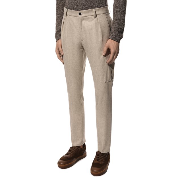 фото Шерстяные брюки-карго berwich