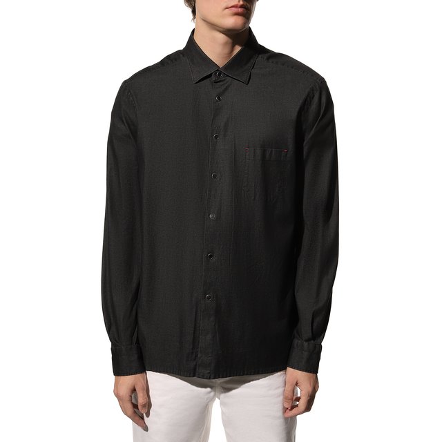 фото Хлопковая рубашка kiton