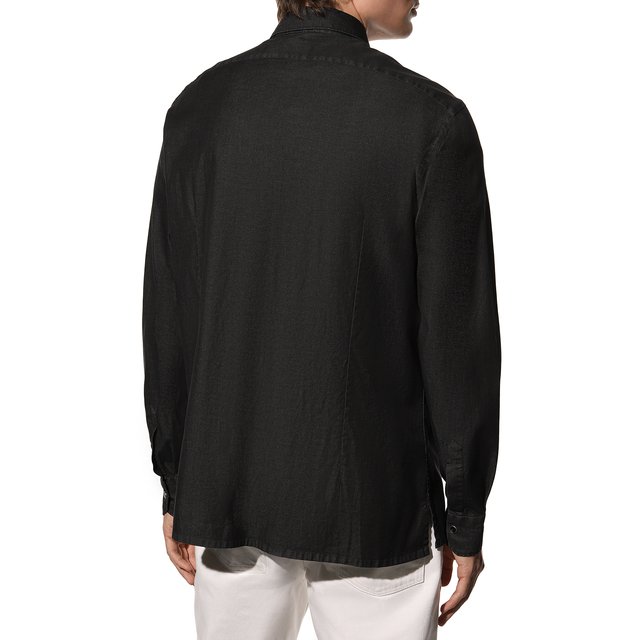 фото Хлопковая рубашка kiton