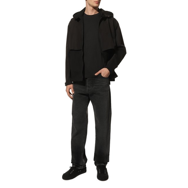 фото Хлопковая футболка maison margiela