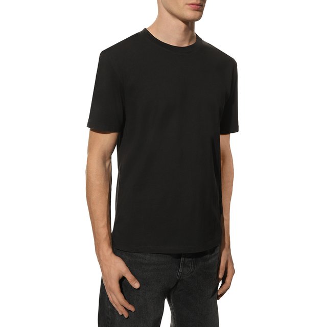 фото Хлопковая футболка maison margiela