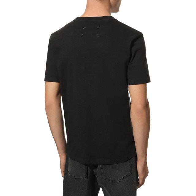 фото Хлопковая футболка maison margiela