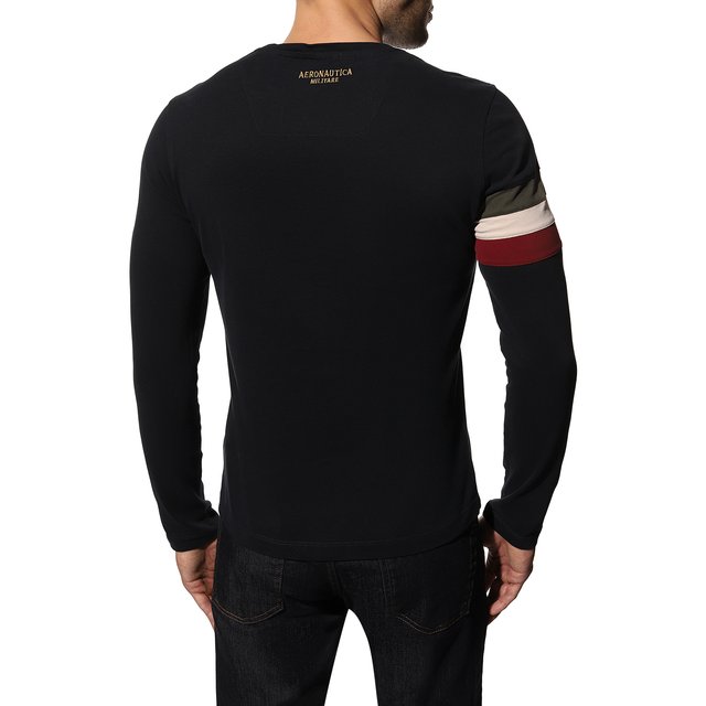 фото Хлопковый лонгслив aeronautica militare