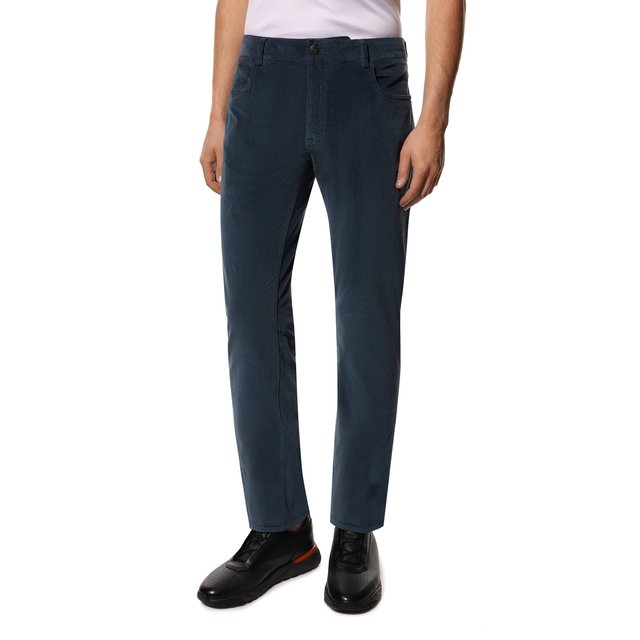 фото Хлопковые брюки canali