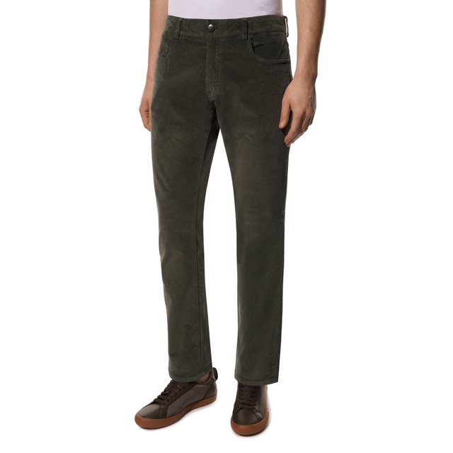 фото Хлопковые брюки canali