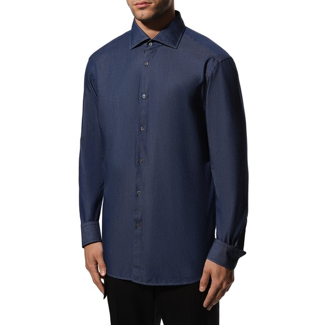 фото Хлопковая рубашка boss