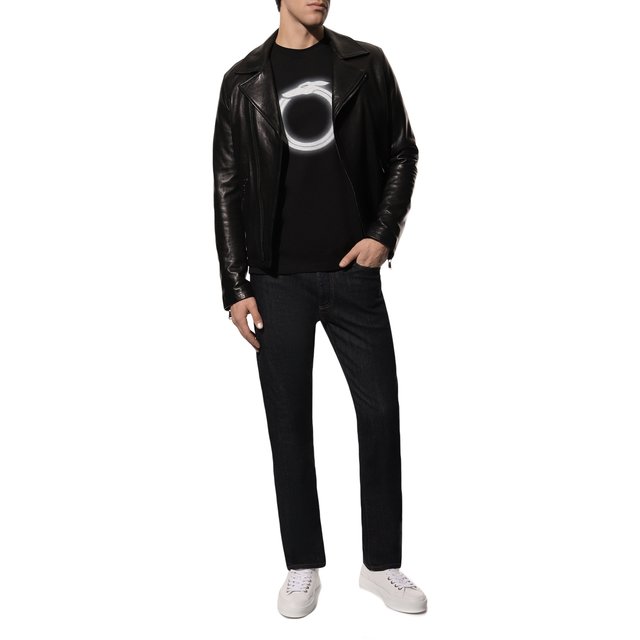 фото Хлопковая футболка trussardi