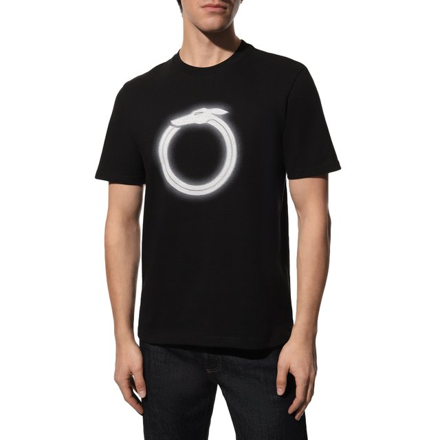 фото Хлопковая футболка trussardi