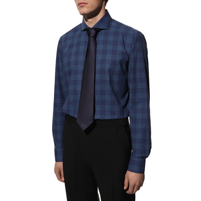 фото Хлопковая рубашка luigi borrelli