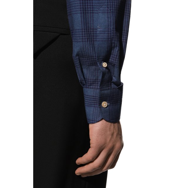 фото Хлопковая рубашка luigi borrelli